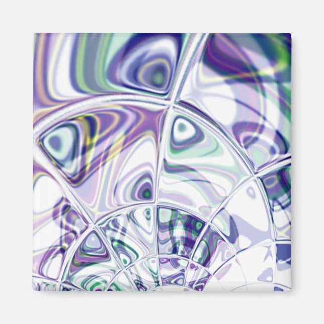 Shattered Violets Magnet (Front)