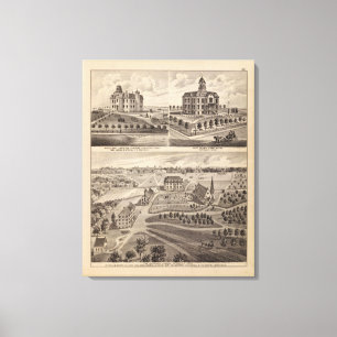 Shattuck School, Faribault Willis Hall, Minnesota Canvas Print