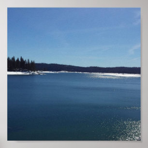 Shaver Lake in Winter Poster