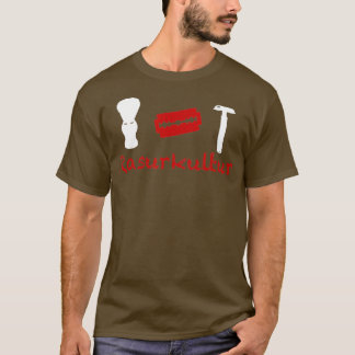 Shaving culture  safety razor  T-Shirt