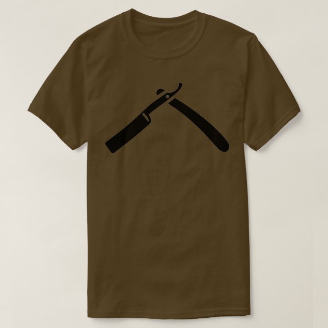 Shaving razor T-Shirt (Design Front)