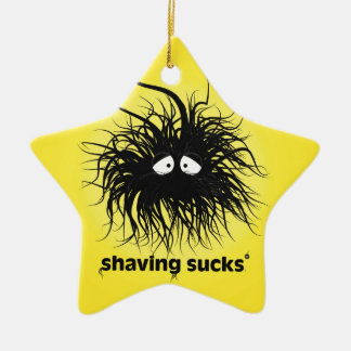 SHAVING SUCKS CERAMIC TREE DECORATION
