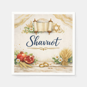 Shavuot Gift, Feast of Weeks, Jewish Holiday Napkin