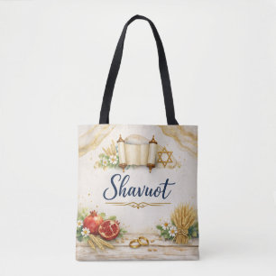 Shavuot Gift, Feast of Weeks, Jewish Holiday  Tote Bag