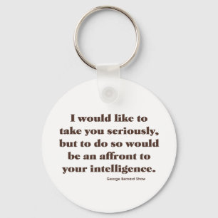 Shaw on Intelligence Key Ring