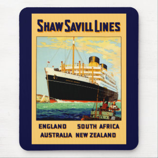 Shaw Savill Line Mouse Mat