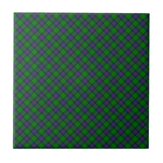 Shaw Scottish Clan Tartan Design Tile