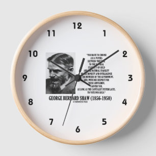 Shaw Stability Gold Honesty Members Government Qte Clock