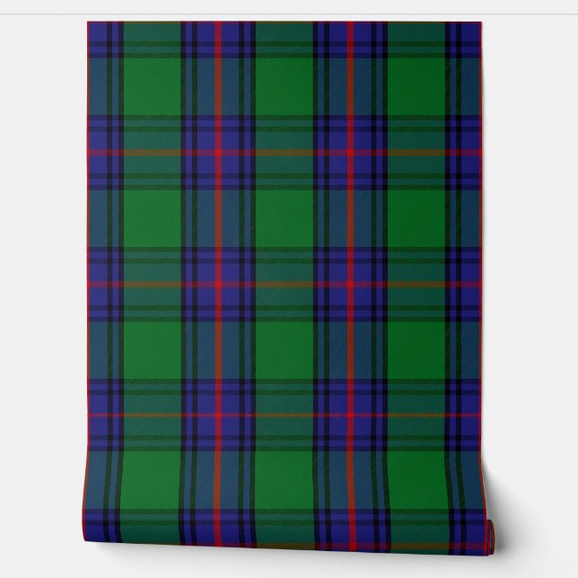 Shaw Tartan Plaid Scottish Clan Wallpaper (Unrolling)