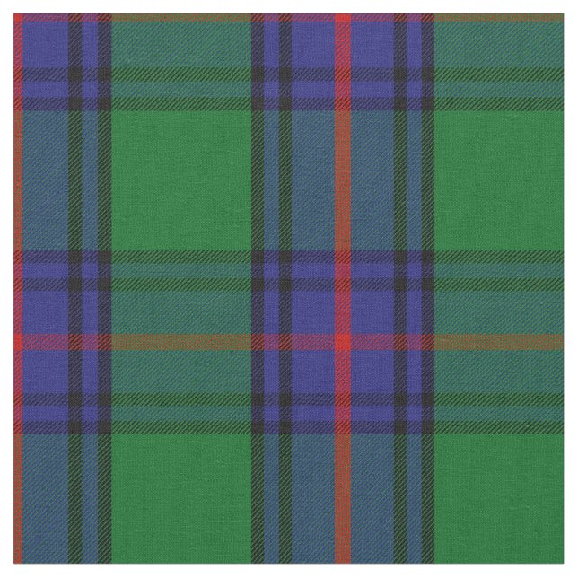 Shaw Tartan Print Fabric (Close Up)