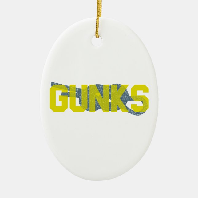 Shawagunks Climbing Ceramic Tree Decoration (Front)