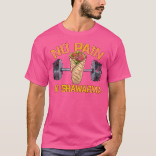 Shawarma Fan Arabic Fitness Kitchen Weight Lifting T-Shirt
