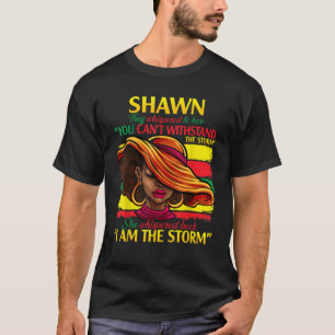 SHAWN First Name Family Surname Black History Mont T-Shirt
