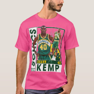 Shawn Kemp The Reignman Legend Basketball Signatur T-Shirt