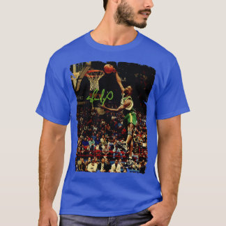 Shawn Kemp Vintage Design Of Basketball 2 T-Shirt