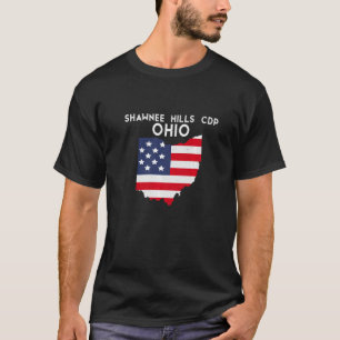 Shawnee Hills CDP Ohio USA State America Travel Oh T-Shirt