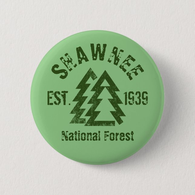 Shawnee National Forest 6 Cm Round Badge (Front)