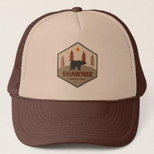 Shawnee National Forest Bear Trucker Hat