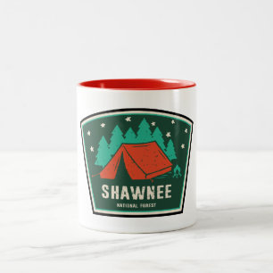 Shawnee National Forest Camping Two-Tone Coffee Mug