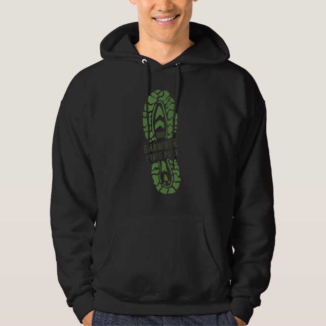 Shawnee State Park Pennsylvania Pa Hiking Boot Hoodie (Front)