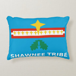 Shawnee Tribe Flag Decorative Cushion