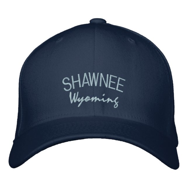 Shawnee Wyoming Embroidered Hat (Front)