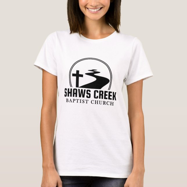 Shaw's Creek Black Logo Shirt Womens (Front)
