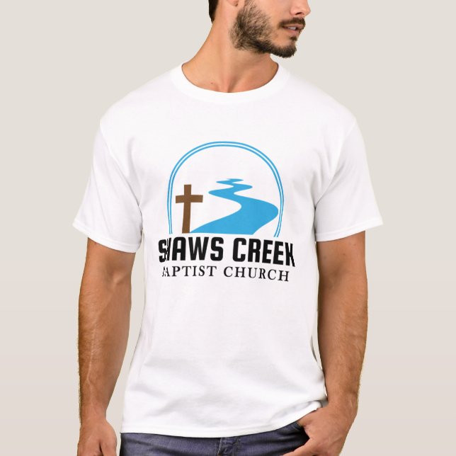 Shaw's Creek Blue Big Logo Shirt (Front)