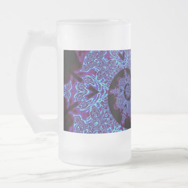 Shay Frosted Glass Beer Mug (Left)