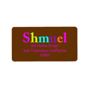Shayla Return Address Label