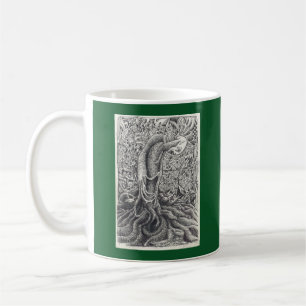 Shayol, ink drawing coffee mug