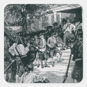 Shays's Mob in Possession of a Courthouse Square Sticker