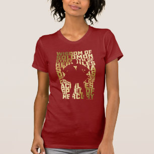 SHAZAM! Abilities Golden Typography Graphic T-Shirt