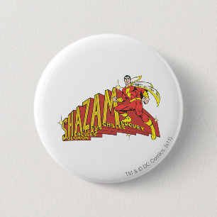 Shazam Acronym 6 Cm Round Badge