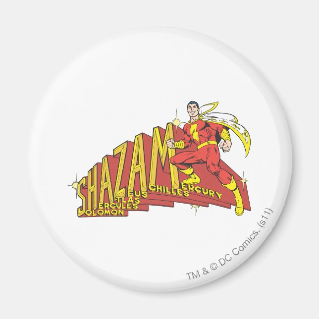 Shazam Acronym Magnet (Front)