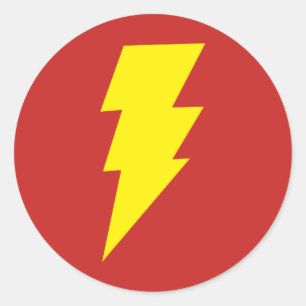 Shazam Classic Round Sticker