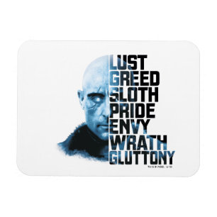 SHAZAM! Dr. Sivana Seven Deadly Sins Graphic Magnet