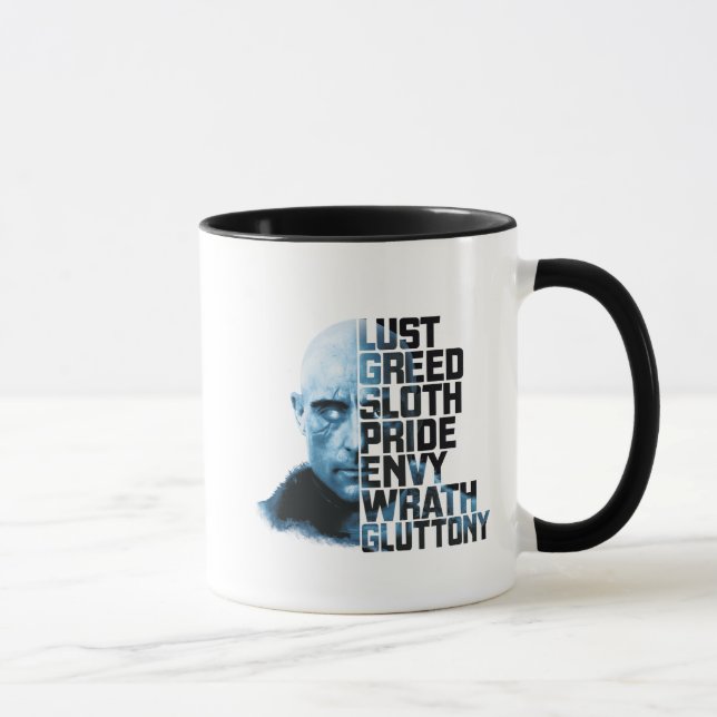 SHAZAM! | Dr. Sivana Seven Deadly Sins Graphic Mug (Right)