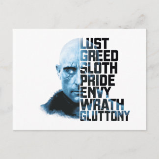 SHAZAM! | Dr. Sivana Seven Deadly Sins Graphic Postcard