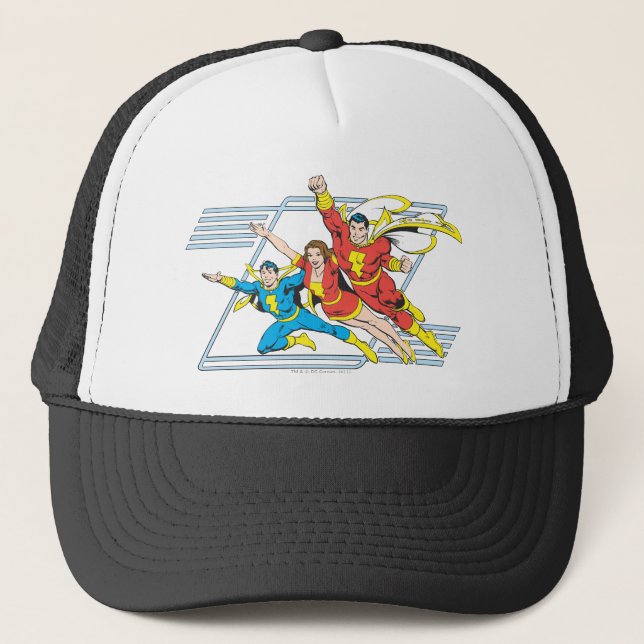 SHAZAM Family Trucker Hat (Front)