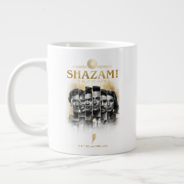 SHAZAM! Fury of the Gods | Character Photo Bars Large Coffee Mug (Left)