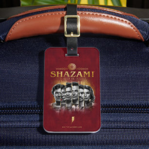 SHAZAM! Fury of the Gods   Character Photo Bars Luggage Tag