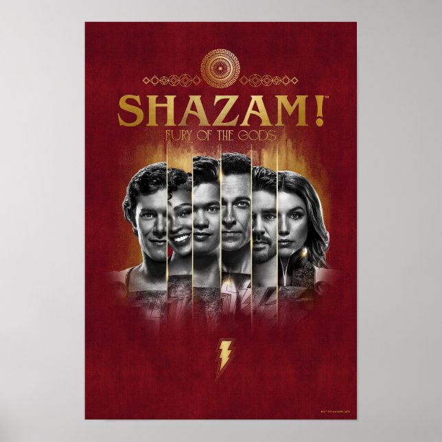 SHAZAM! Fury of the Gods | Character Photo Bars Poster (Front)