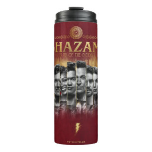 SHAZAM! Fury of the Gods Character Photo Bars Thermal Tumbler