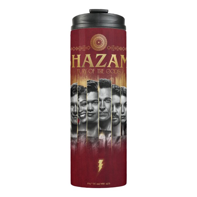 SHAZAM! Fury of the Gods | Character Photo Bars Thermal Tumbler (Front)