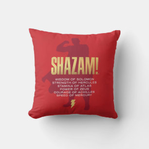 SHAZAM! Fury of the Gods   Flexing Silhouette Cushion