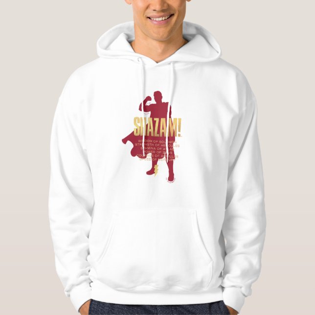SHAZAM! Fury of the Gods | Flexing Silhouette Hoodie (Front)
