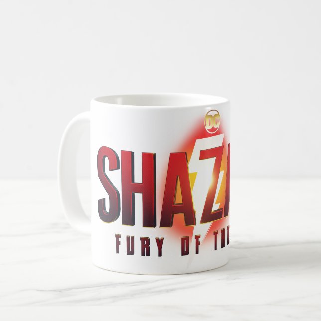 SHAZAM! Fury of the Gods | Fury of the Gods Logo Coffee Mug (Front Left)