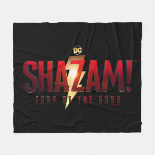 SHAZAM! Fury of the Gods   Fury of the Gods Logo Fleece Blanket