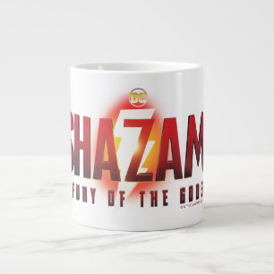 SHAZAM! Fury of the Gods   Fury of the Gods Logo Large Coffee Mug